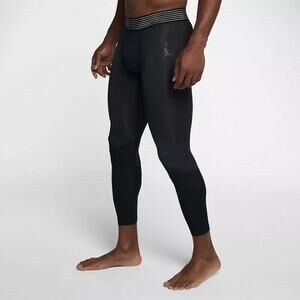 Nike Air Jordan 23 Alpha HyperCool Training Tights Sz L Black  861549 010